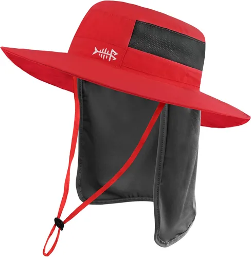 Vista 11 de BASSDASH Sombrero de pesca solar UPF 50+ resistente al agua con solapa desmontable para el cuello