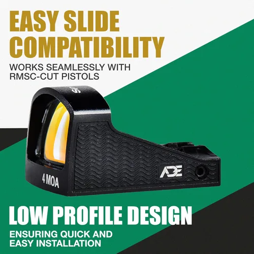 Vista 3 de Ade Advanced Optics Spike RD3-018 - Mira de punto rojo para Canik TP9 Elite SC, Canik Mete SFT, Sig Sauer 365XL, Ruger Max9, FNH Reflex MRD