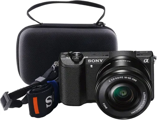 Vista 6 de Funda rígida de transporte compatible con cámara digital sin espejo Sony Alpha ZV-E10 II/ZV-E10/ZV-E10L, compatible con lentes de 0.630-1.969 in
