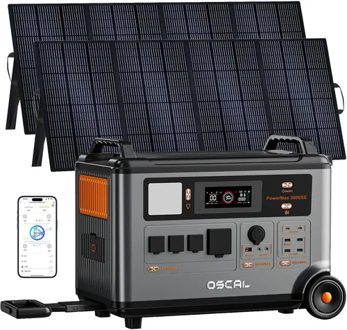 Vista 16 de PowerMax 3600SE 3600W Generador Solar Estación de energía portátil
