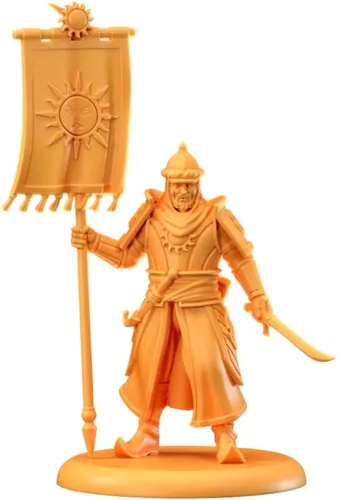 Vista 5 de CMON Una canción de hielo y fuego juego de miniaturas de mesa Martell Spearmen Unit Box – Elite Defenders of Sunspear, juego de estrategia
