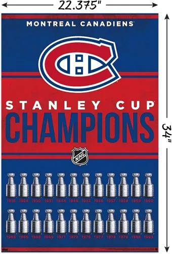 Vista 3 de Trends International Póster de pared de la NHL Montreal Canadiens - Champions 23