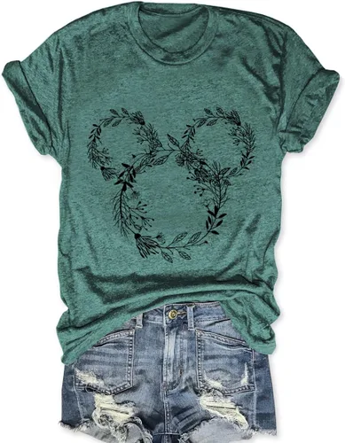 Vista 11 de Magic Kingdom Castle - Camisa de manga corta para mujer, estilo bohemio
