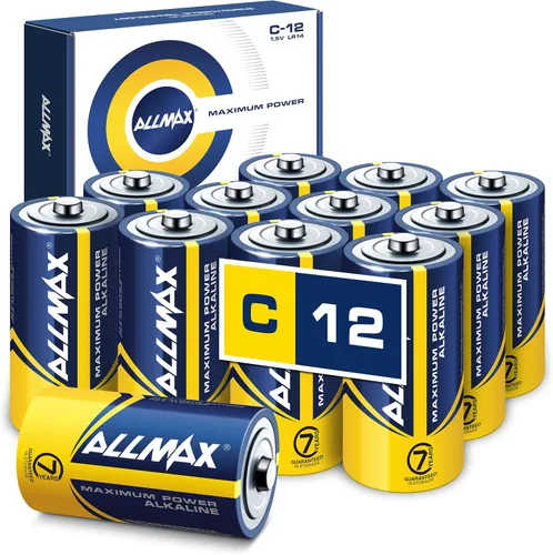 Vista 10 de Allmax C - Pilas alcalinas de máxima potencia (6 unidades) – Diseño de larga duración, a prueba de fugas, 7 años de vida útil, máximo rendimiento