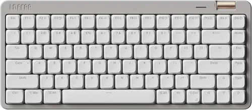 Vista 10 de Flow Lite - Teclado mecánico de perfil bajo de 84 teclas, teclado inalámbrico recargable 75% intercambiable con receptor 2.4G, Bluetooth y conexión
