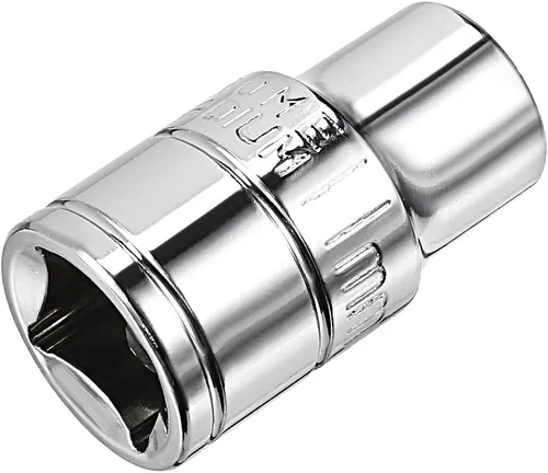 Vista 2 de uxcell 1/2-Inch Drive 0.433 in 6-Point Zócalo poco profundo, métrico, Cr-V