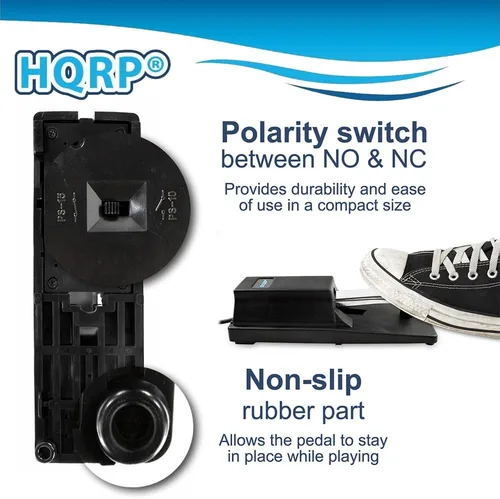 Vista 9 de HQRP Adaptador de CA y pedal de sostenimiento compatibles con Casio CTK-541 CTK-551 CTK-574 CTK-601 CTK-611 CTK-620L LK-300TV LK-90TV LK-94TV