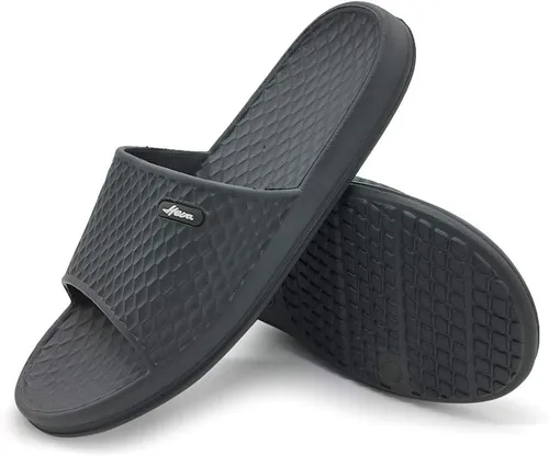 Vista 21 de FUNKYMONKEY - Sandalias antideslizantes para hombres, para baño, playa, interiores