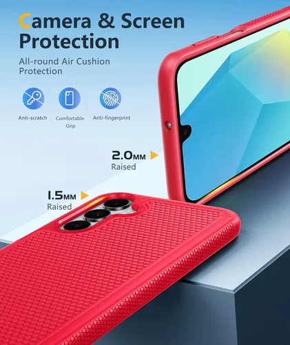 Vista 692 de FNTCASE Funda para iPhone 17 Pro: Fundas delgadas translúcidas de color azul claro compatibles con MagSafe, protección completa de la cámara