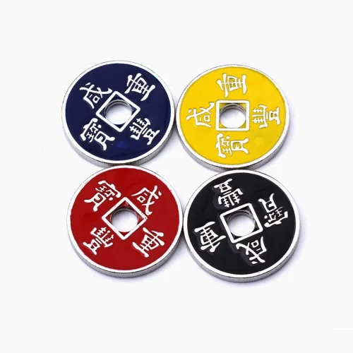 Vista 5 de Enjoyer Moneda mágica-Monedas chinas con conchas expandidas Juegos de magia Trucos de magia 4 monedas monedas antiguas Accesorios de accesorios