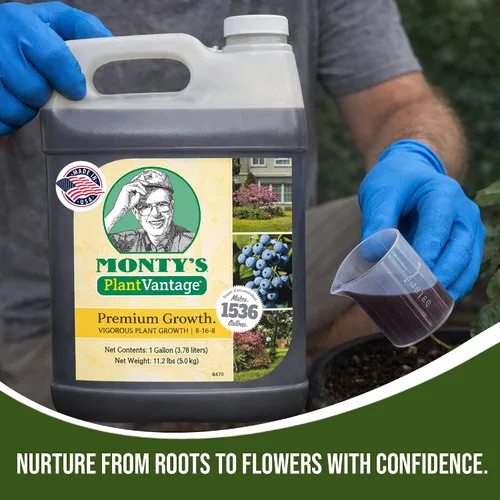 Vista 6 de PlantVantage Fertilizante líquido para plantas de crecimiento prémium - Fertilizante NPK (8-16-8) con zinc y hierro, alimento líquido para plantas
