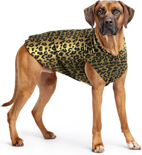 Vista 10 de Abrigo elástico de lana para perro, ropa suave y cálida para perro, suéter elástico para mascotas, lavable en lavadora, ecológico, para todo el año