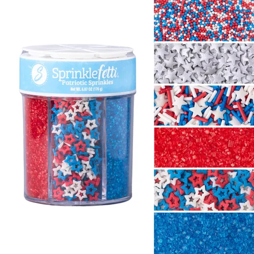 Vista 11 de Sweets Indeed Sprinklefetti Frasco de chispas de otoño de 6 celdas – 6 chispas de otoño surtidas