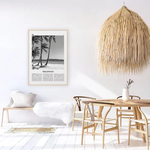 Vista 5 de Impresión de Filipinas en blanco y negro, arte de pared de Filipinas, póster de Filipinas, foto de Filipinas, decoración de pared de Filipinas, mapa