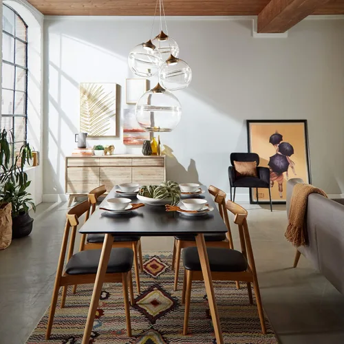 Vista 4 de WAC Lighting dweLED, Bistro LED 4 lámparas de araña 3000K en latón envejecido
