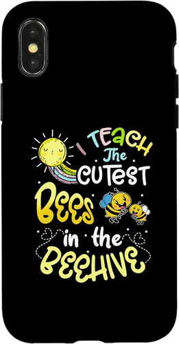 Vista 5 de iPhone 13 Pro Max I Teach The Cute Bees In The Beehive Kindergarten Case