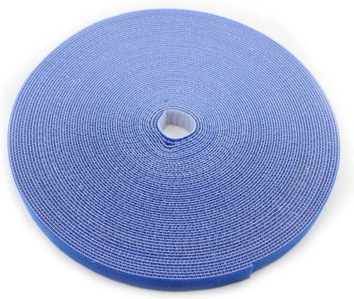 Vista 20 de Cinta de velcro reutilizable para sujetar cables, rollo de 3/4 de pulgada de doble cara con gancho