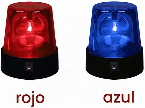 Vista 4 de Luz estroboscópica LED, luces de discoteca, lámpara giratoria de fiesta, luces intermitentes de escenario, luz estroboscópica de sirena de coche