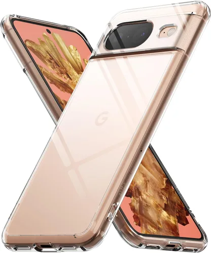 Vista 2 de Ringke Fusion - Funda compatible con Google Pixel 8 [transparente] + doble película fácil compatible con Google Pixel 8