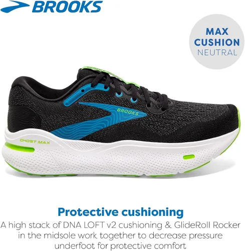 Vista 2 de Brooks Zapatillas Ghost Max Cushion Neutral para correr y caminar para hombre