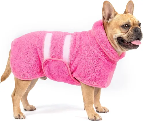 Vista 63 de Bienbee Albornoz para perro, súper absorbente para perros pequeños a Negro