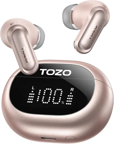 Vista 11 de TOZO Auriculares inalámbricos con cancelación activa de ruido NC20 Pro Negro tinta