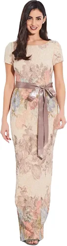 Vista 5 de Adrianna Papell Vestido de columna Matelasse para mujer