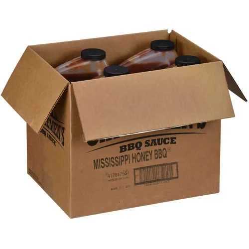 Vista 6 de Cattlemen's Salsa BBQ Miel Mississippi 4 Botellas