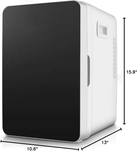 Vista 8 de Mini nevera, refrigerador compacto para Ooffice, mini refrigerador para dormitorio, congelador compacto de una sola puerta, gran capacidad de 20