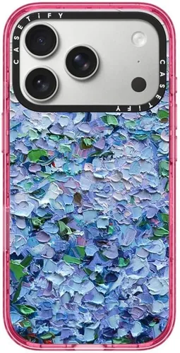 Vista 98 de CASETiFY Impact iPhone Air Case [Delgada/Compatible con Magsafe / 8.2 ft. Protección contra Caídas de Grado Militar 4X] - Lazos - Rosa Arcos