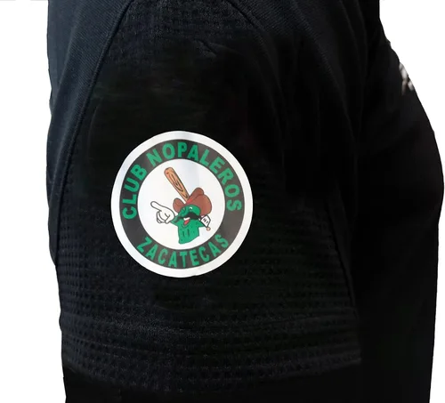Vista 3 de Polo Equipos de Béisbol Mexicano Negro Nopaleros de Zacatecas