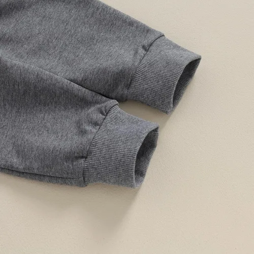 Vista 6 de Foidiccx Conjunto de ropa de 2 piezas para bebés y niños pequeños para otoño e invierno