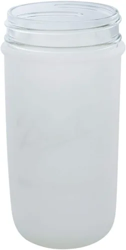 Vista 6 de Mason Jar Lifestyle - Fundas de silicona de 24 onzas para proteger frascos de bola (4, Americana Multicolor)
