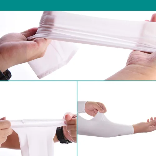 Vista 4 de Cosmos 5 pares de fundas de brazo de refrigeración para deportes al aire libre