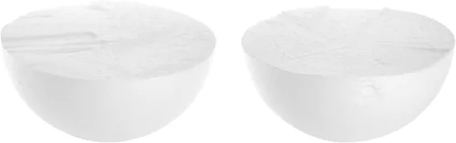 Vista 9 de Juvale Sphere Craft - Bolas de espuma de poliestireno blanco de 7.5 pulgadas, paquete de 2 unidades para proyectos de bricolaje, centros de mesa