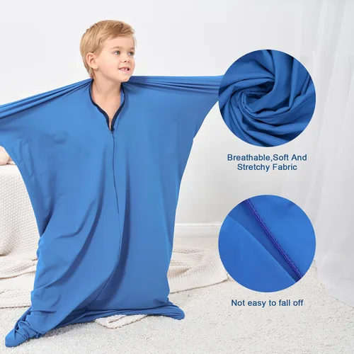 Vista 7 de Saco corporal sensorial, Azul, Pequeño