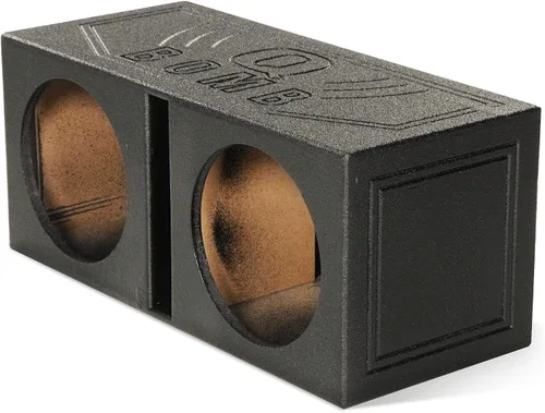 Vista 11 de QPower - Caja de subwoofer con doble ventilación de 12 pulgadas, sistema de subwoofer con puerto, color negro, accesorios para sistemas de audio