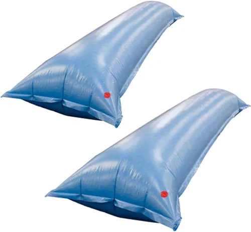 Vista 6 de Buffalo Blizzard - Cojín de aire de 4 pies por 4 pies de largo, hecho de material de vinilo resistente de grosor 18 azul Cojín inflable