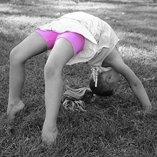Vista 4 de Shorts escolares bajo falda, Sparkle Farms Girls, paquete de 3, tallas 3 -12