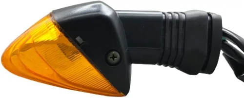 Vista 4 de 1 par amarillo lente delantera trasera motocicleta señal de giro luz lámpara para Kawasaki KLE 500 650 Versys Z1000 Z750S Ninja 650R ZX-6R 600 636