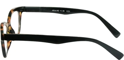 Vista 4 de Gafas de lectura, bisagra de resorte, lectores bifocales para mujeres y hombres marrón(Demi Brown)