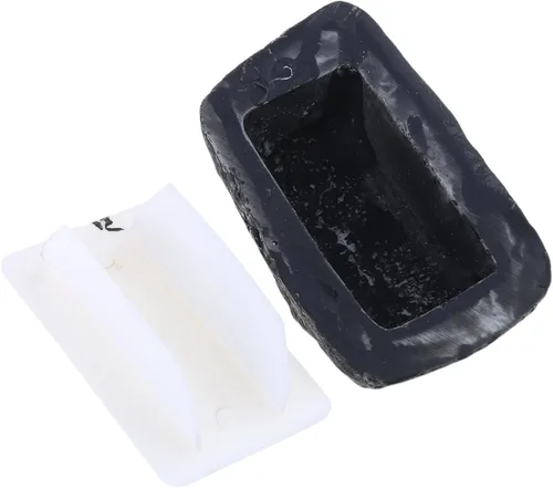 Vista 6 de Outdoor Key Hider Key Storage Rock Realistic Stone With Secret Compartment Key Holder Spare Key