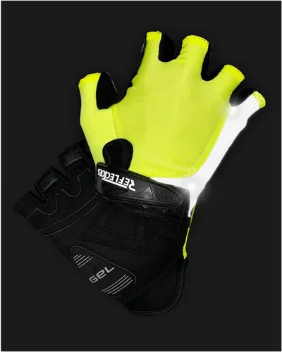 Vista 5 de Guantes de ciclismo de verano de alta visibilidad, altamente reflectantes y fluorescentes