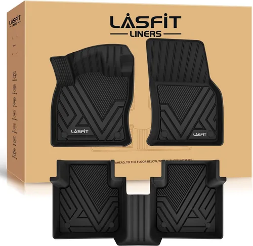 Vista 12 de LASFIT - Tapete de carga 3D para maletero de Volkswagen VW2018-2024 (ajuste 5 asientos), protección para todo tipo de clima, tapete de TPE de alta
