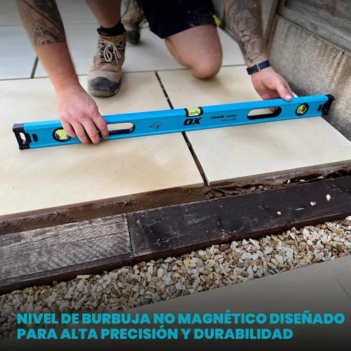 Vista 3 de OX Haz de caja de nivel de 2 pies - Nivel de aluminio de 24 pulgadas