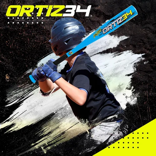 Vista 4 de Ortiz34 Youth T-Ball Set, 25” Signature Aluminum T-Ball Bat with -10 Drop, Foam Core T-Ball, 9” Lightweight Youth Glove, Vibrant Graffiti Print