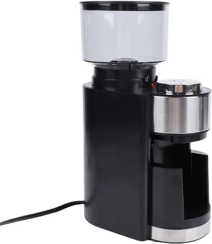 Vista 5 de Molinillo de café eléctrico, diseño de rebabas cónicas de acero inoxidable con 25 ajustes de molienda precisos para uso doméstico