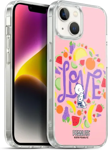 Vista 98 de Head Case Designs Funda de gel suave con licencia oficial de Peanuts Charlie y Snoopy Naturally Sweet compatible con Apple iPhone 7 Plus/iPhone 8
