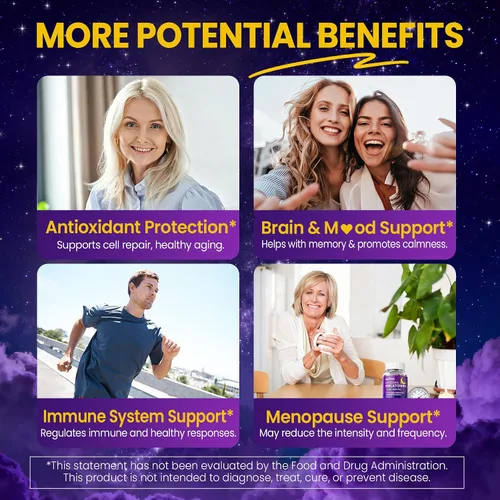 Vista 6 de Suplemento liposomal para dormir melatonina + magnesio, ayuda natural para dormir tranquila para adultos, 15 mg 30 mg pastillas de liberación