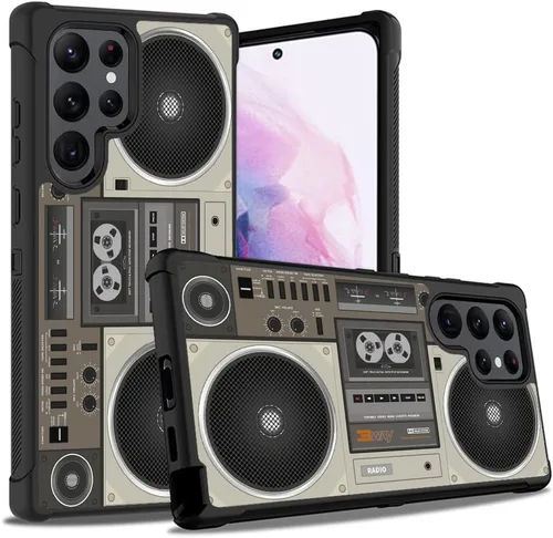 Vista 22 de Funda para Galaxy S22 Ultra, resistente 3 en 1, híbrida de plástico duro y silicona suave, a prueba de golpes, funda de protección contra caídas